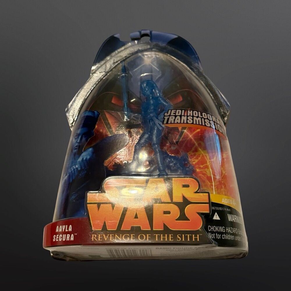 Star Wars Revenge of the Sith ROTS Aayla Secura Jedi Hologram Figure #69 3.75”’
